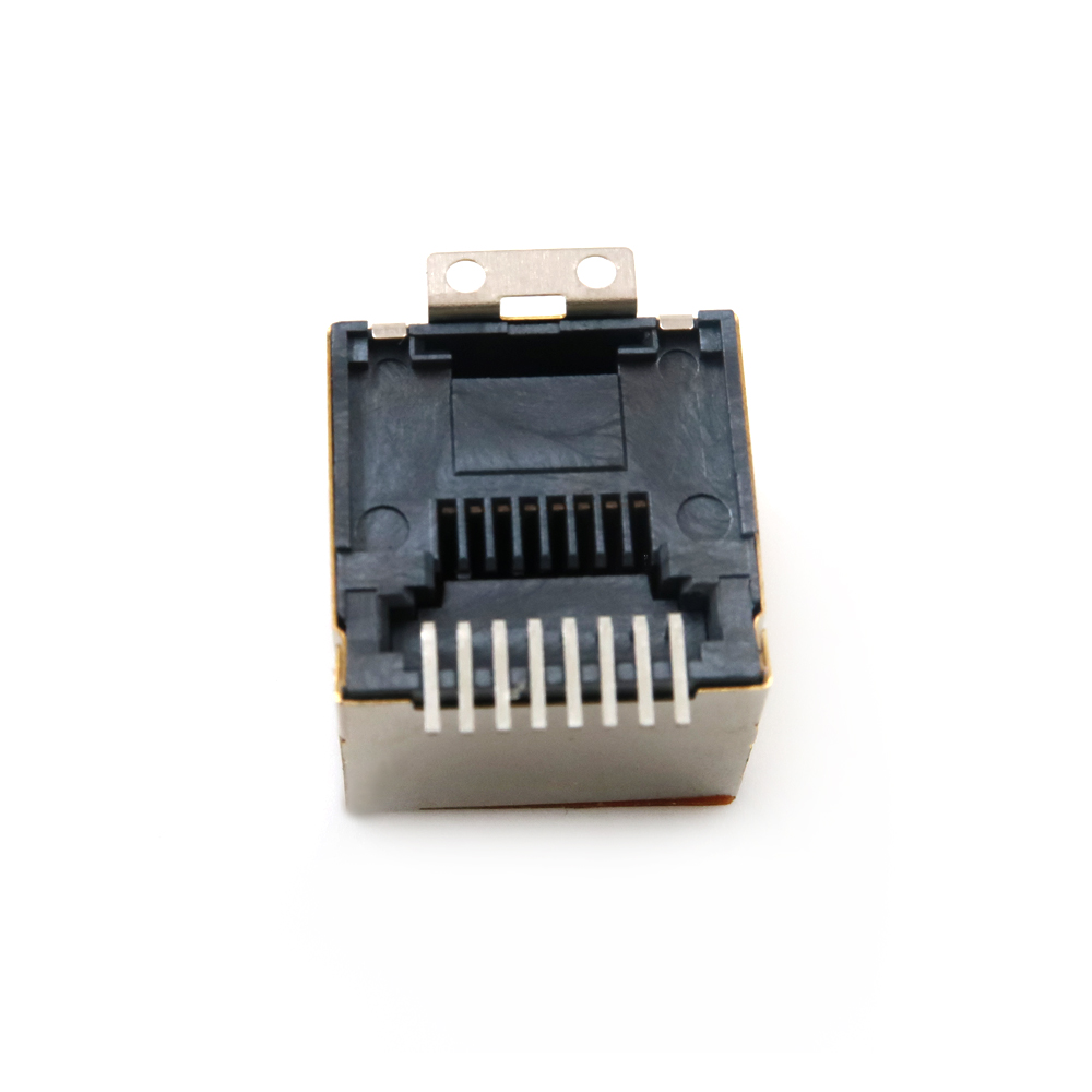 RJ45 母头 PCB Connector 屏蔽 RJ-45 8p8c 插头 Cat5e Cat7 Cat6 Cat6a Cat8 Keystone 插孔 以太网 RJ45 插座 Connector