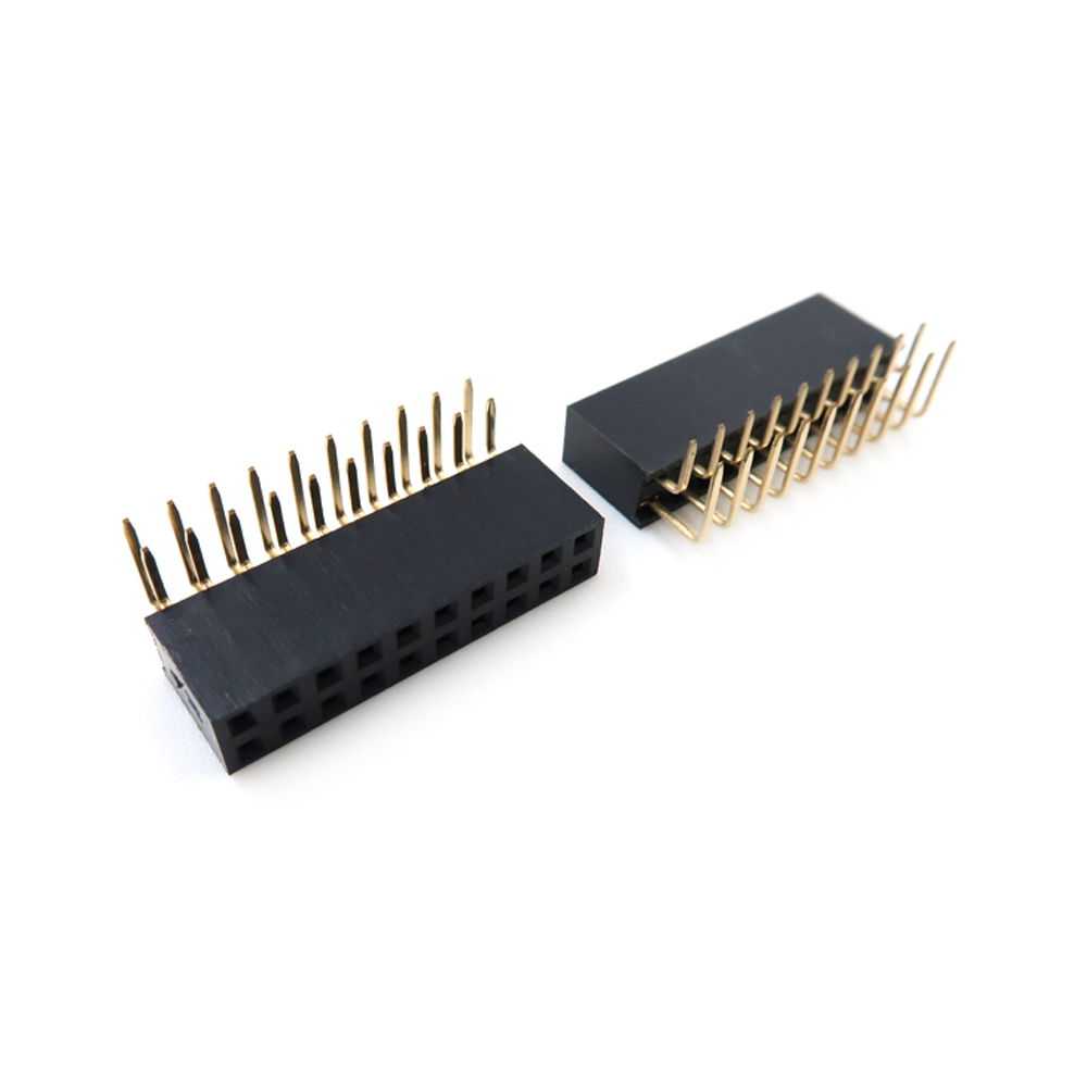 2.54mm 排针 2x10 排针 单双排 PCB Connector