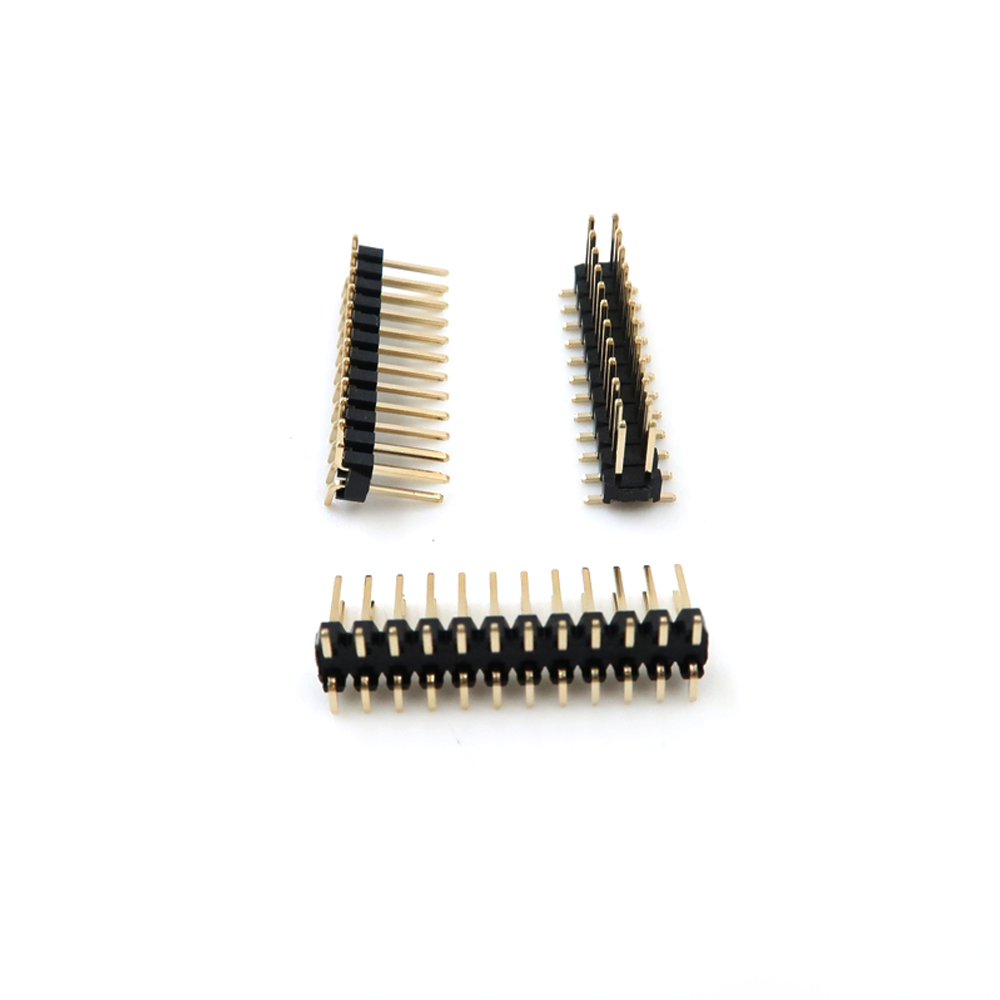 1.0mm/1.27mm/2.0mm Female Header Pin Header Connector 单双排直角 SMT 型