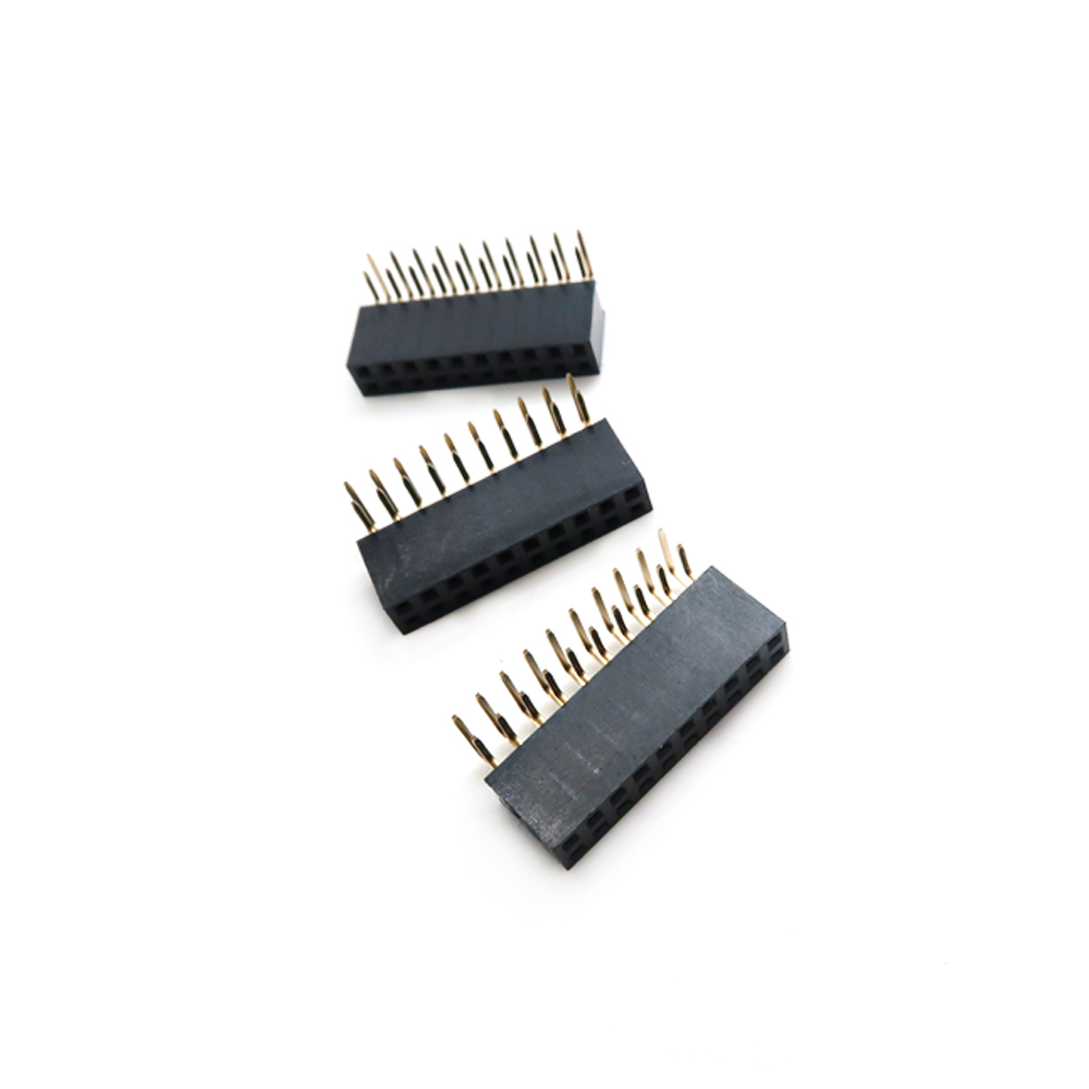 2.54mm 排针 2x10 排针 单双排 PCB Connector