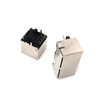 高品质 rj45 RJ45 模块化插孔 8P8C Connector rj45 直角带 LED 带闩锁 1X1 端口母 rj11 插座 Connector