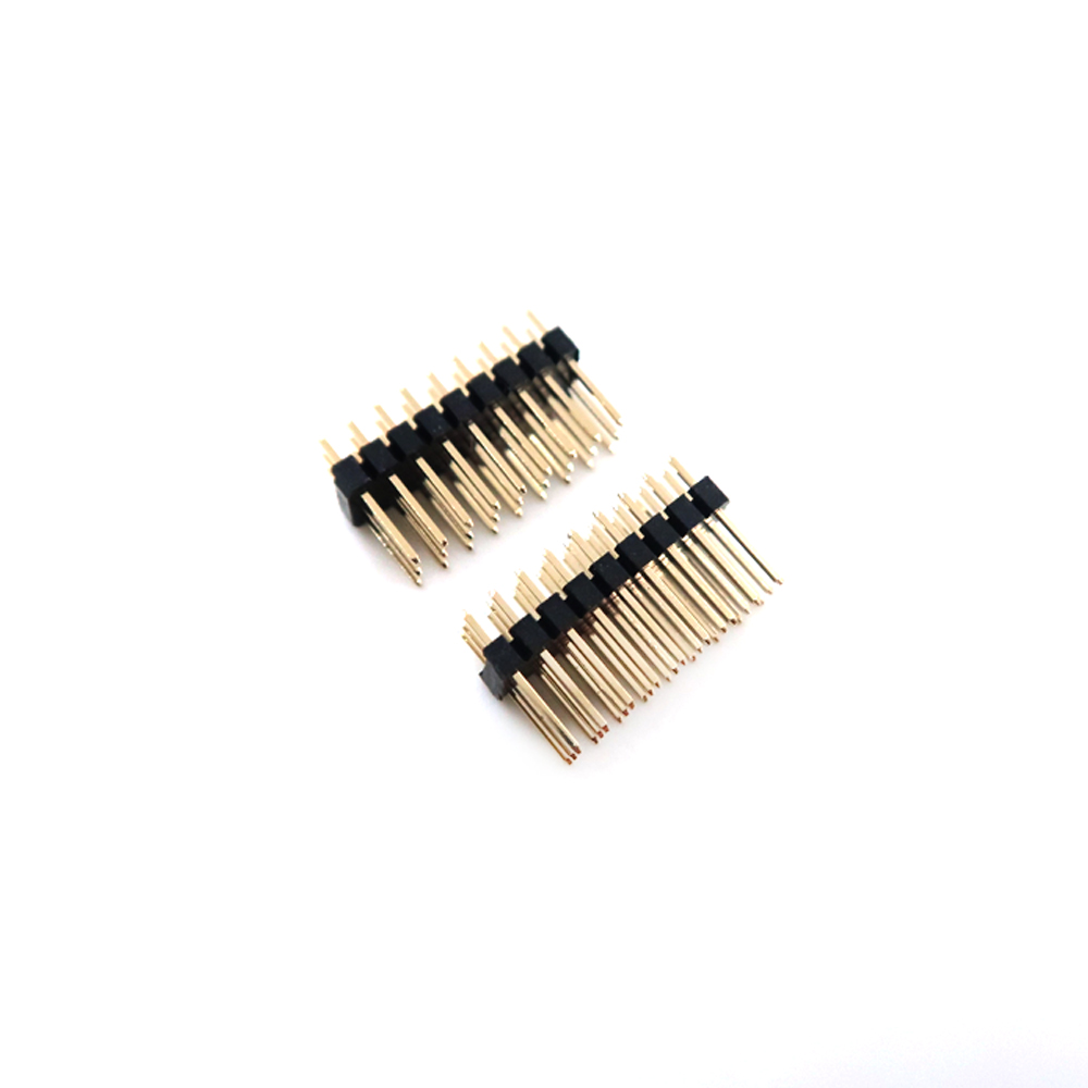 批发 Pin Header Connector 1.27mm 间距 H=2.5 双排双层直式 DIP 2-40pin