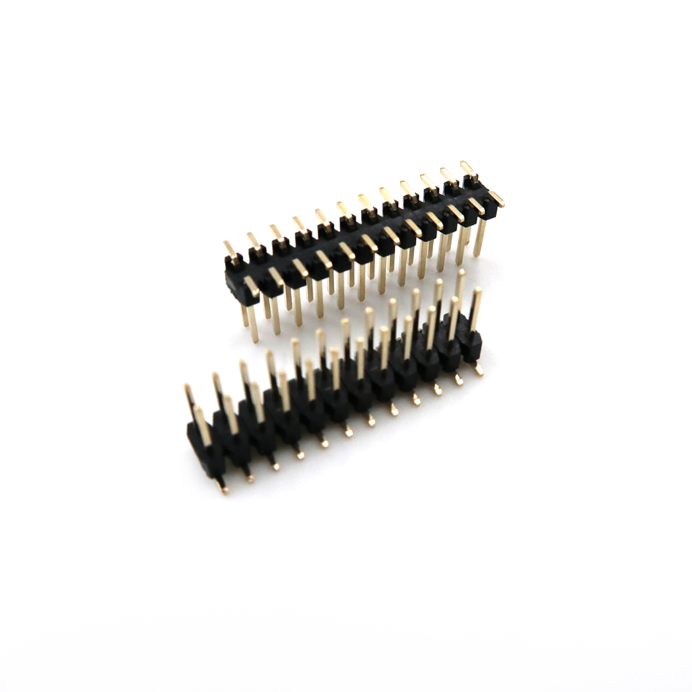 1.0mm/1.27mm/2.0mm Female Header Pin Header Connector 单双排直角 SMT 型