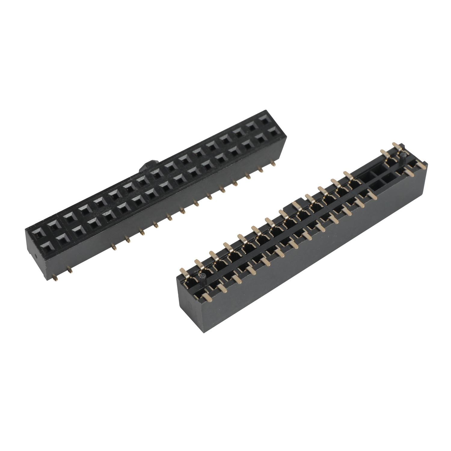 定制公头 Pin Header PCB Connector Pin Header 板对板双排母头 Pin Header Connector 